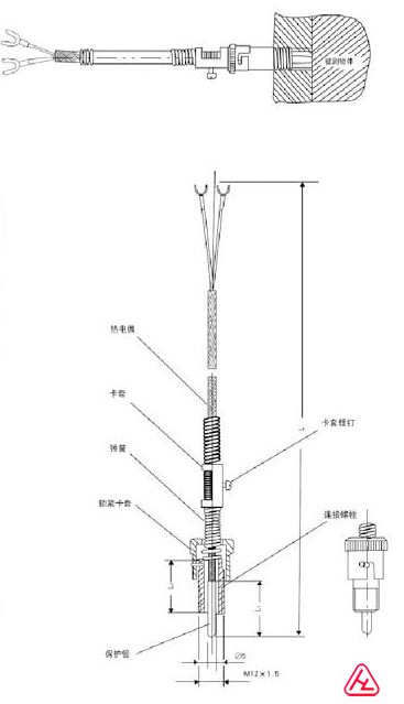壓簧熱電偶